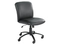 Black Vinyl Mid-Back Swivel Tilt Chair H842081