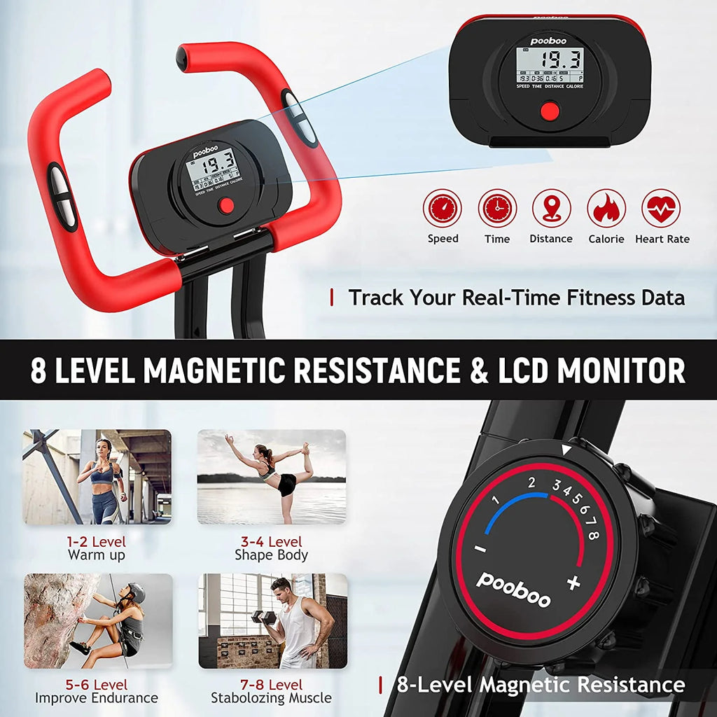 Foldable Magnetic Exercise Bike A2293
