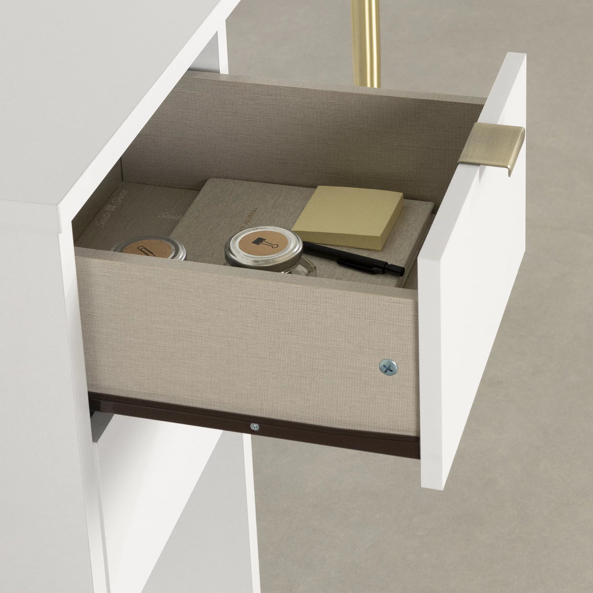 Mid-century Glam Computer Desk U4910