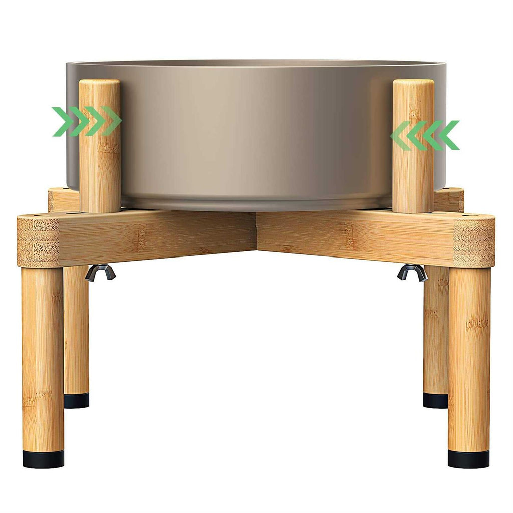 Adjustable Elevated Dog Bowl Stand G34125