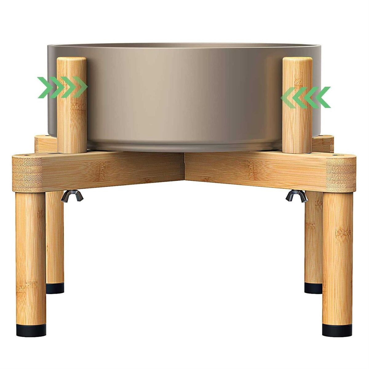 Adjustable Elevated Dog Bowl Stand G34125