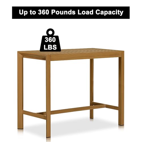 3 Pieces Outdoor Counter Height Bar Stools Set J694