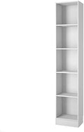 White 5 Shelf Bookcase Z37500