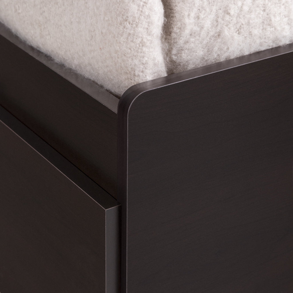 Twin 3-Drawer Storage Bed with Bookcase Headboard H3240