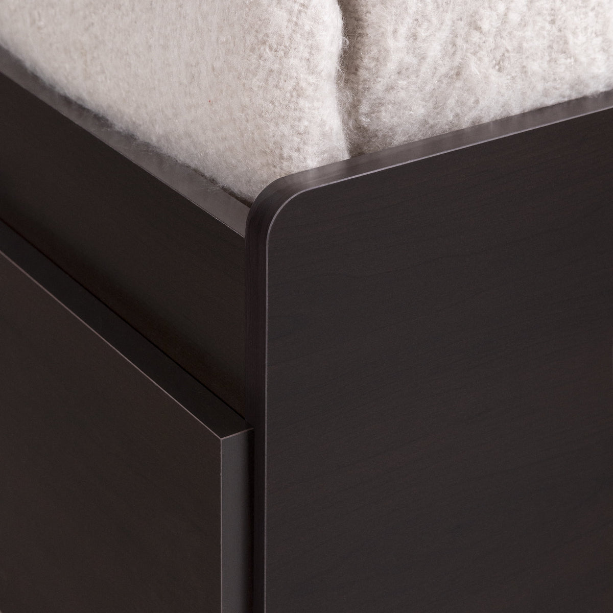 Twin 3-Drawer Storage Bed with Bookcase Headboard H3240
