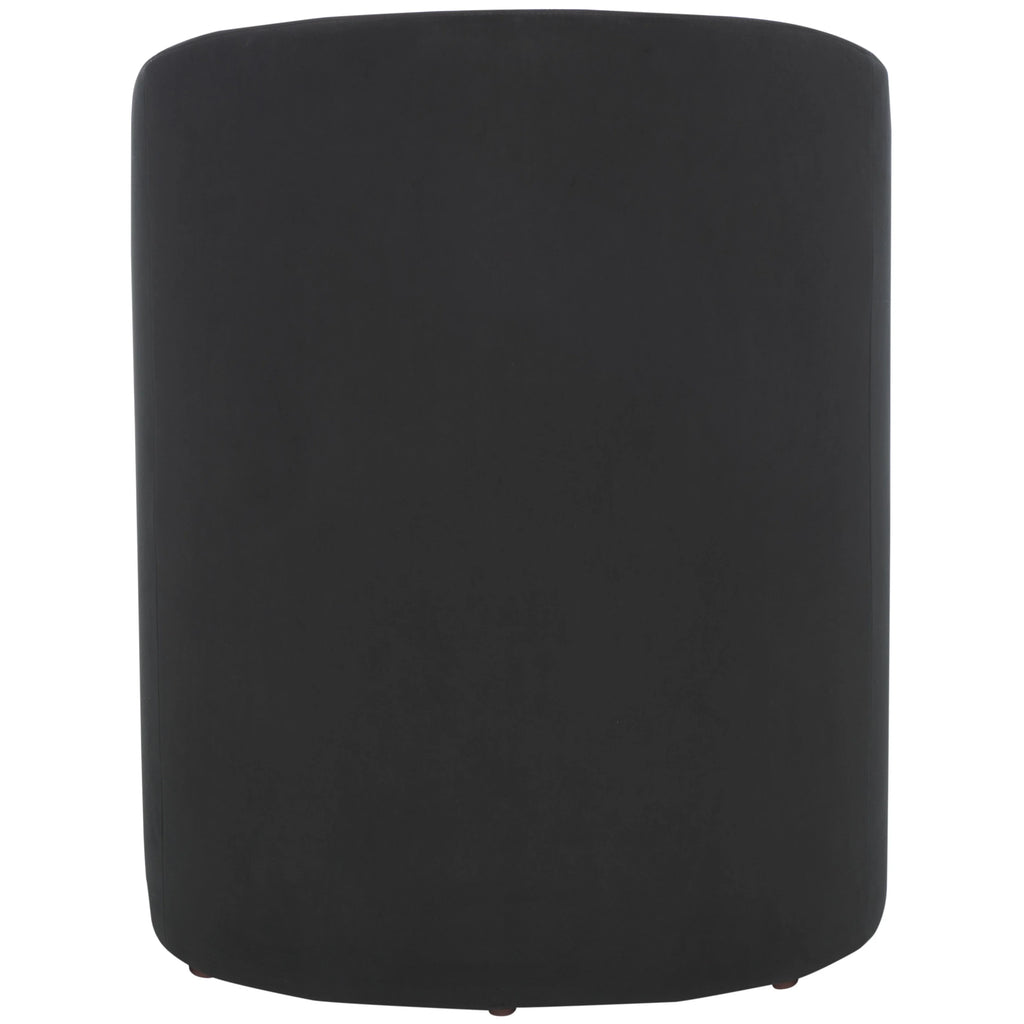 Black Velvet Accent Chairs V27117