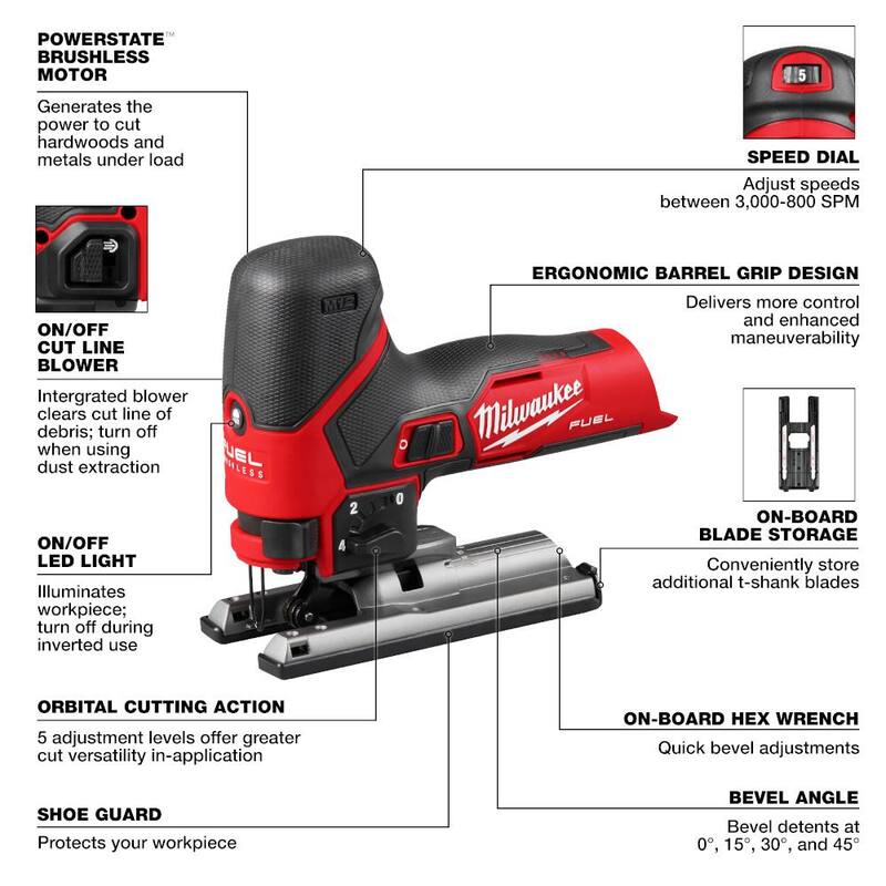 12-Volt Cordless Jig Saw with 4.0Ah Starter Kit B803