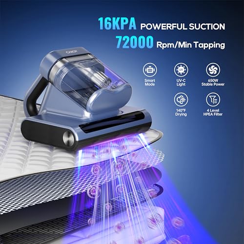 16Kpa Handheld Mattress Vacuum Cleaner with UV-C Light B541