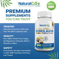 800mg Monolaurin Capsules 100 Count Vegan Non-GMO Gluten Free Supplement T812
