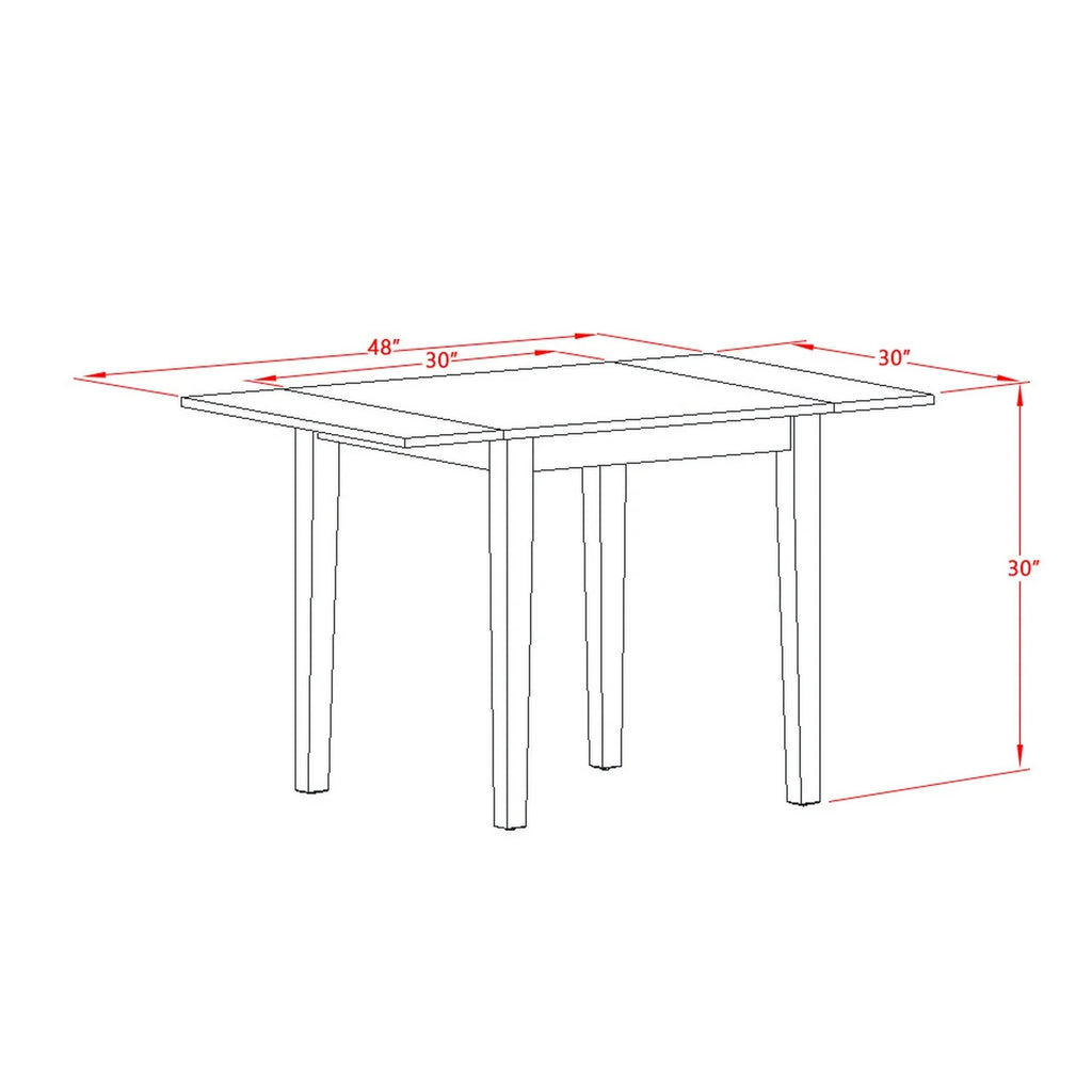3-piece Dining Set with Ladder Back I692965