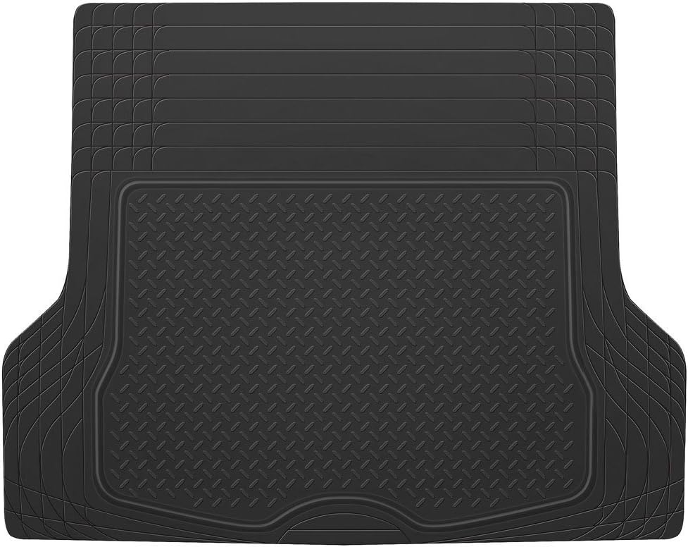 Heavy Duty All Weather Trunk Cargo Liner Floor Mat Black F986409