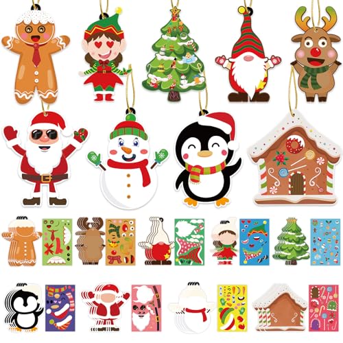 36 Pack Christmas Ornament Craft Kit R289