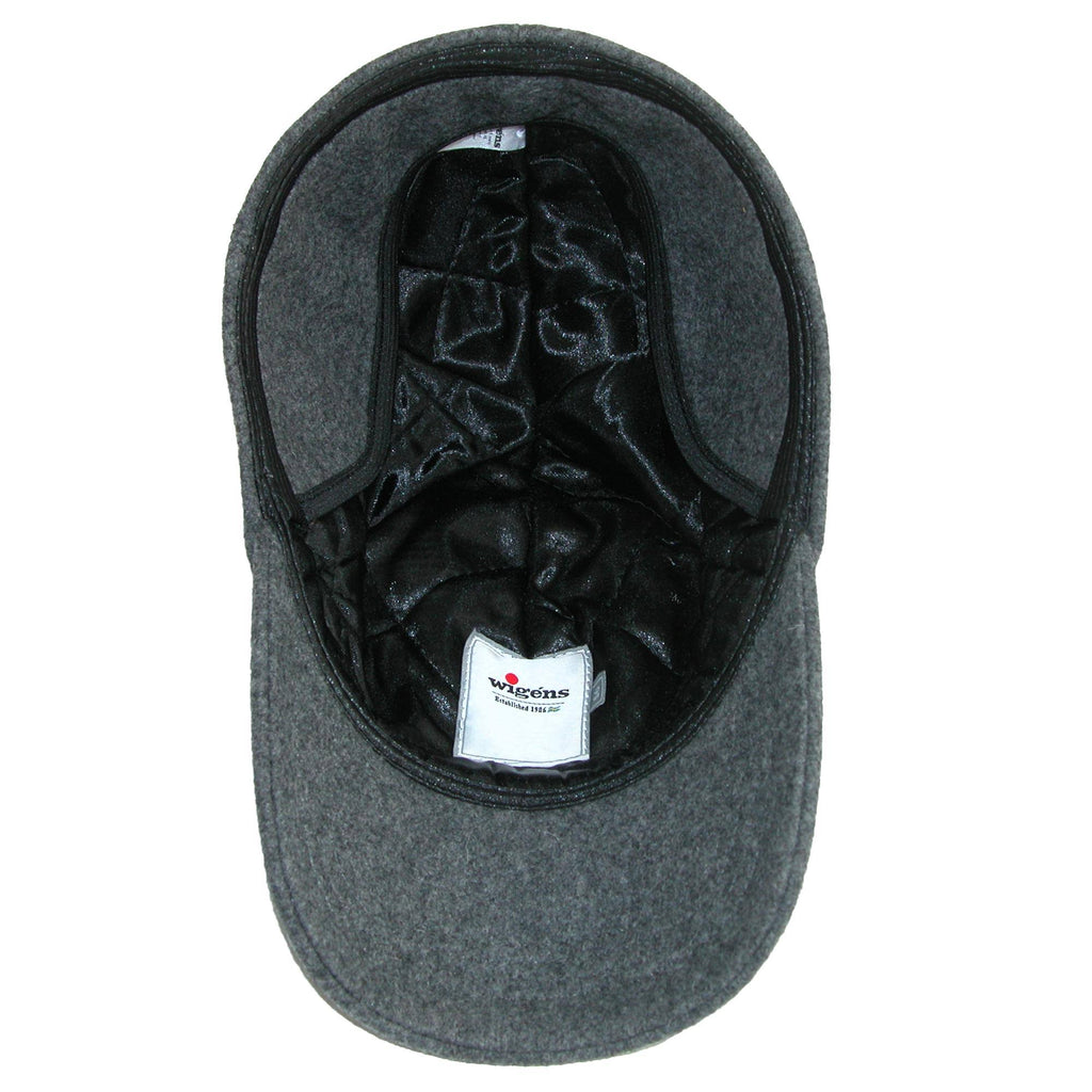 Wool Baseball Cap with Earflaps Y808260