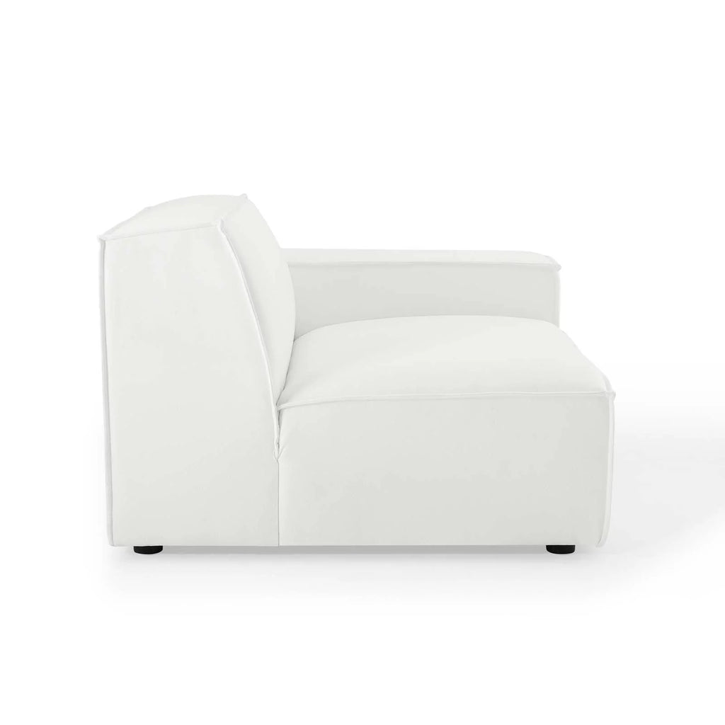 White 6-Piece Fabric Sectional Sofa G940