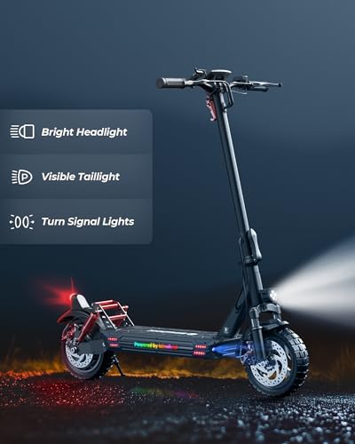 Electric Scooter with 800W Motor, 28 MPH, 10" Off-Road Tires L138449
