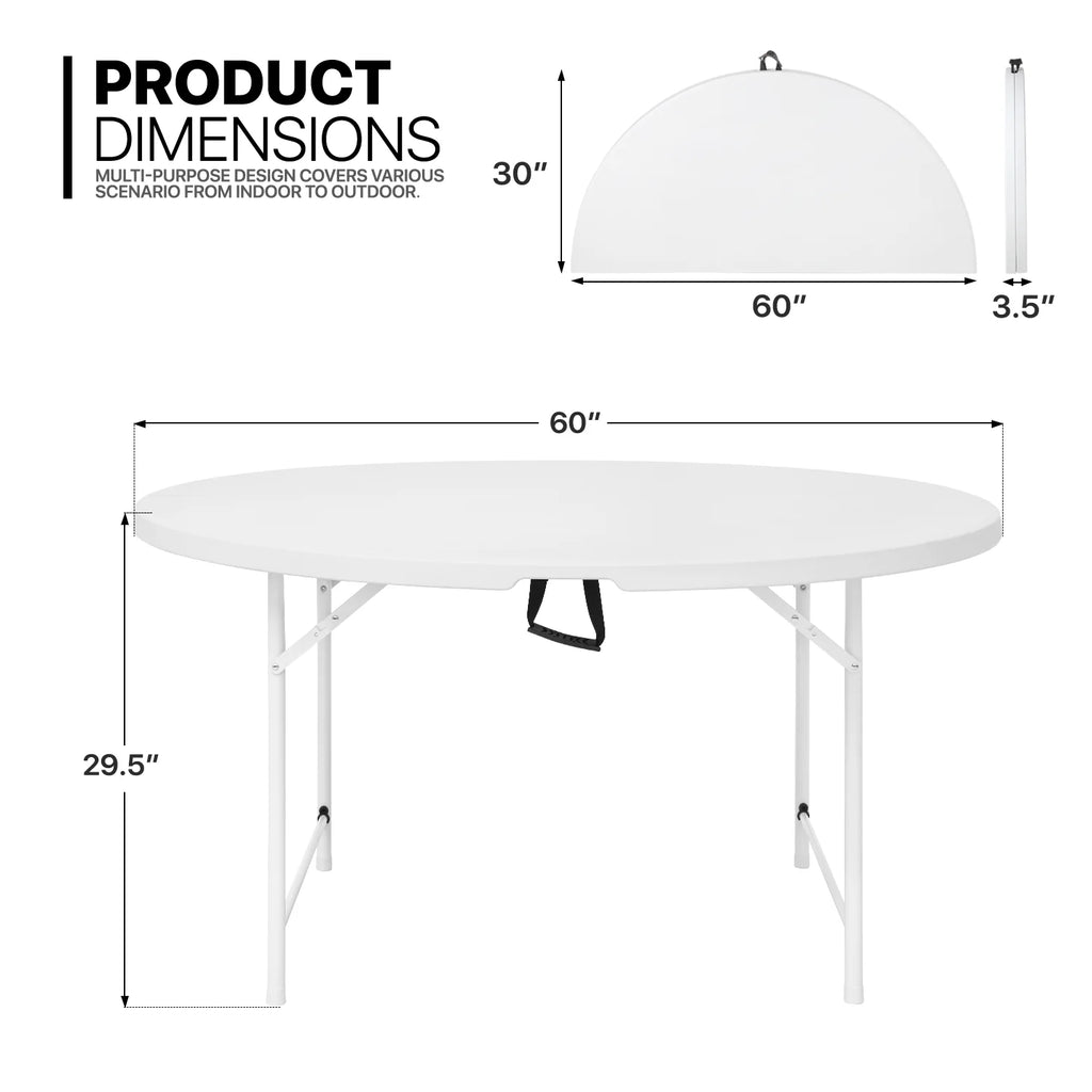 11-Piece Folding Dining Table with 10 Red Chairs Set T836336