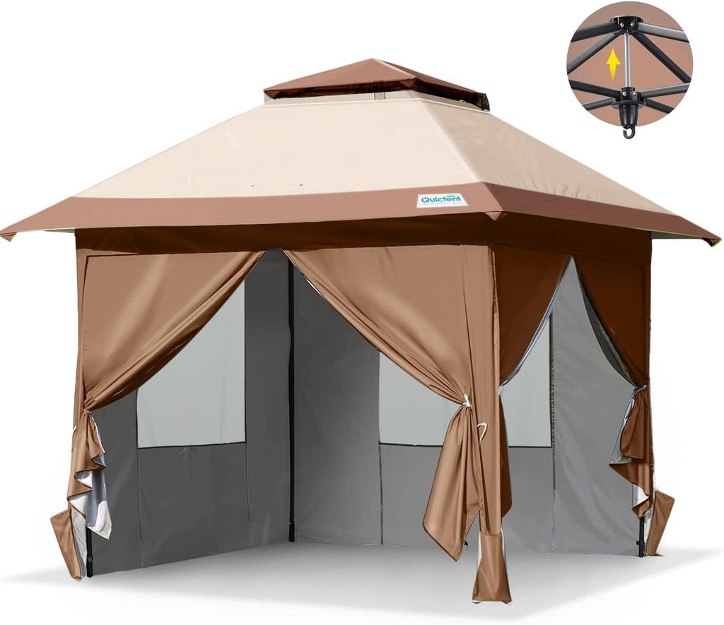 10'x10' Pop up Canopy Tent with Sidewalls N855