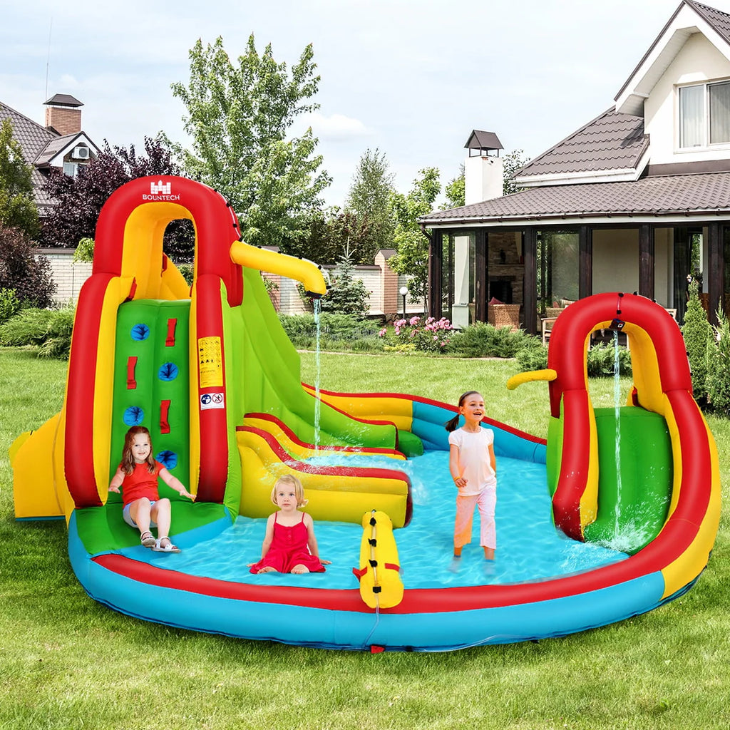 Inflatable Kids Water Slide Park with Splash Pool V755