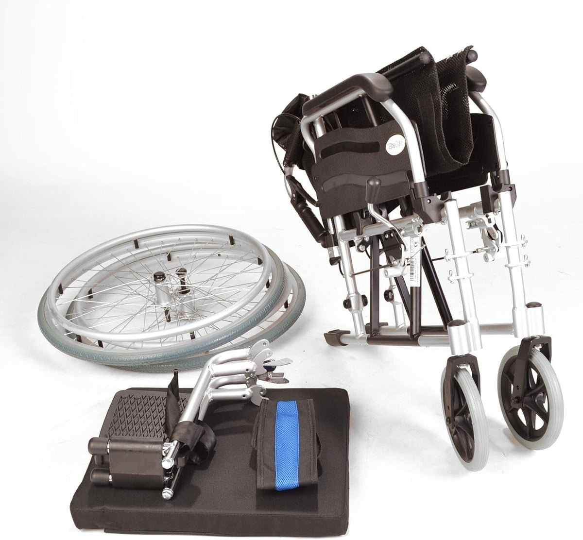 Lightweight Aluminium Folding Self Propel Wheelchair With 20-Inch Extra Wide Seat O4051