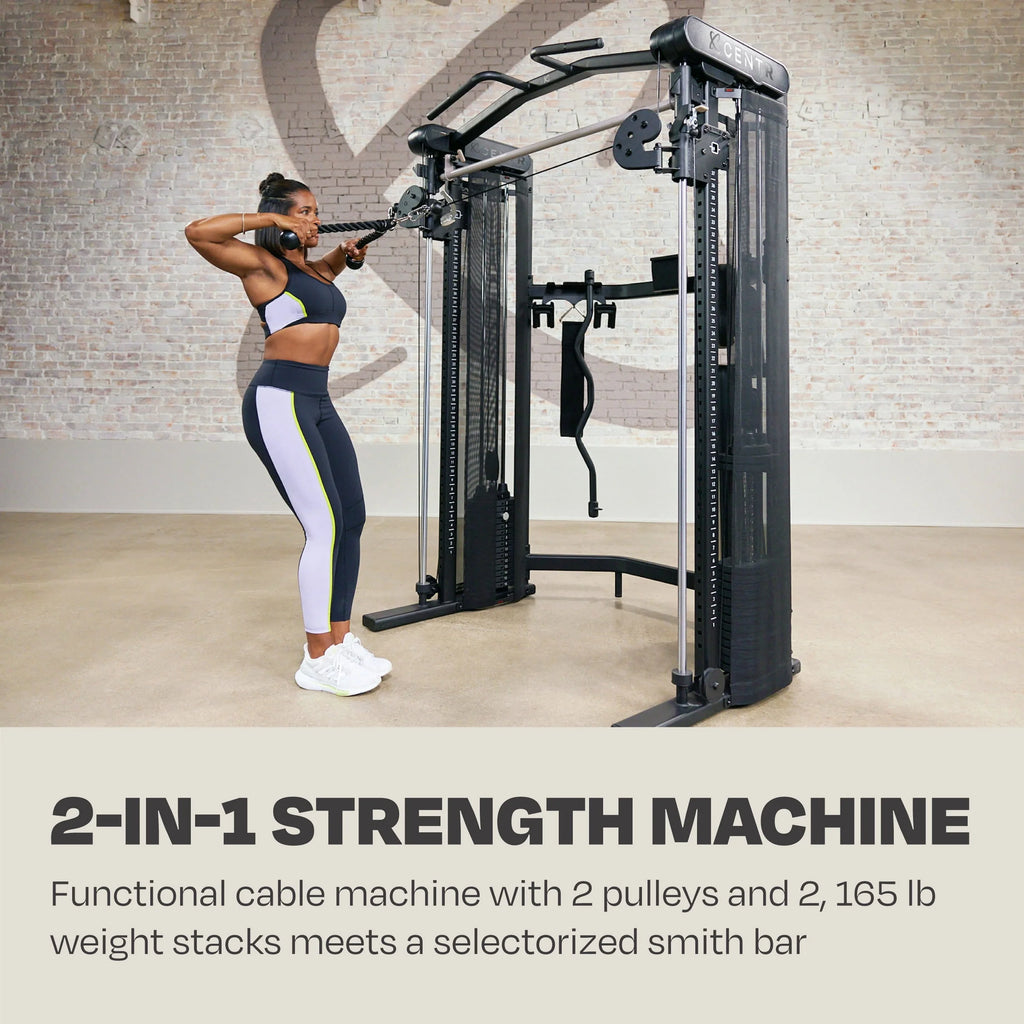 Home Gym Functional Trainer with Smith Bar B458002
