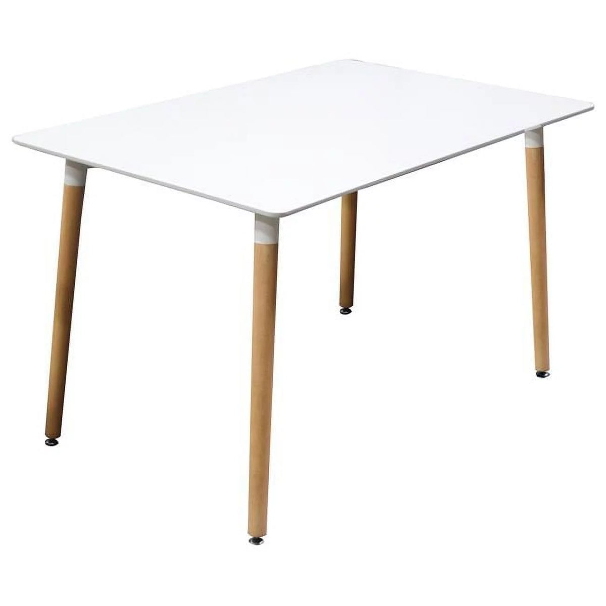 White Solid Wood Dining Table V187
