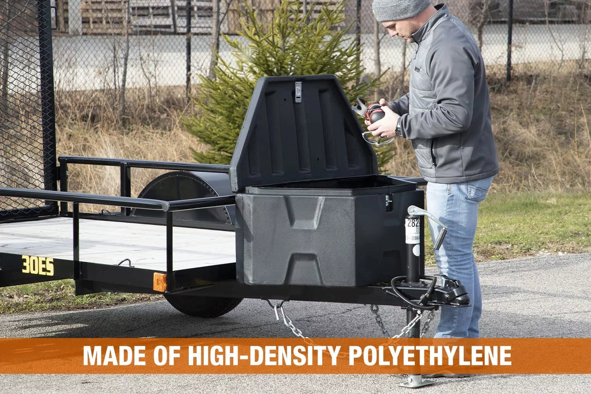 Black Truck Tool Cargo Storage Box D350