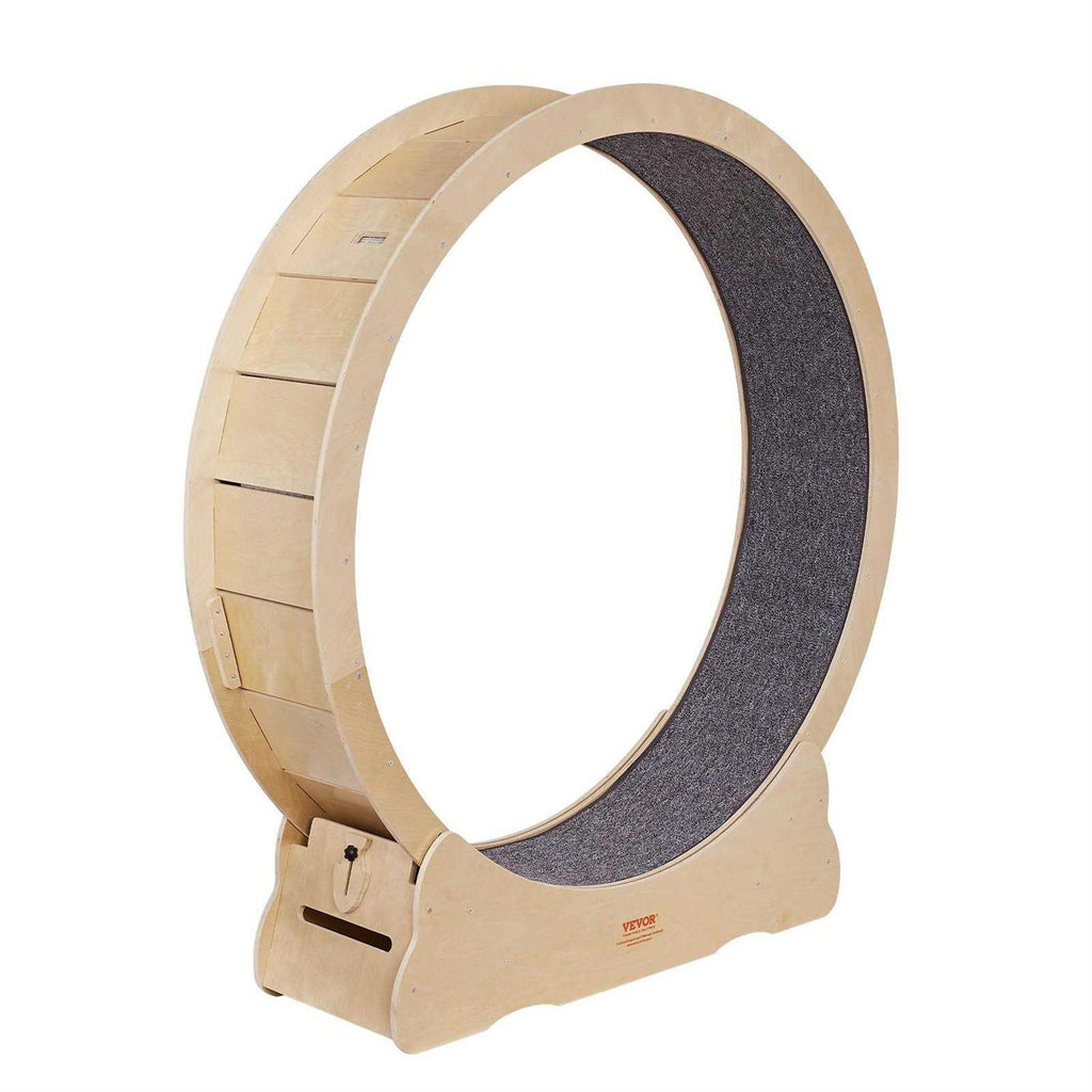 Large Cat Exercise Wheel with Detachable Carpet and Cat Teaser M267