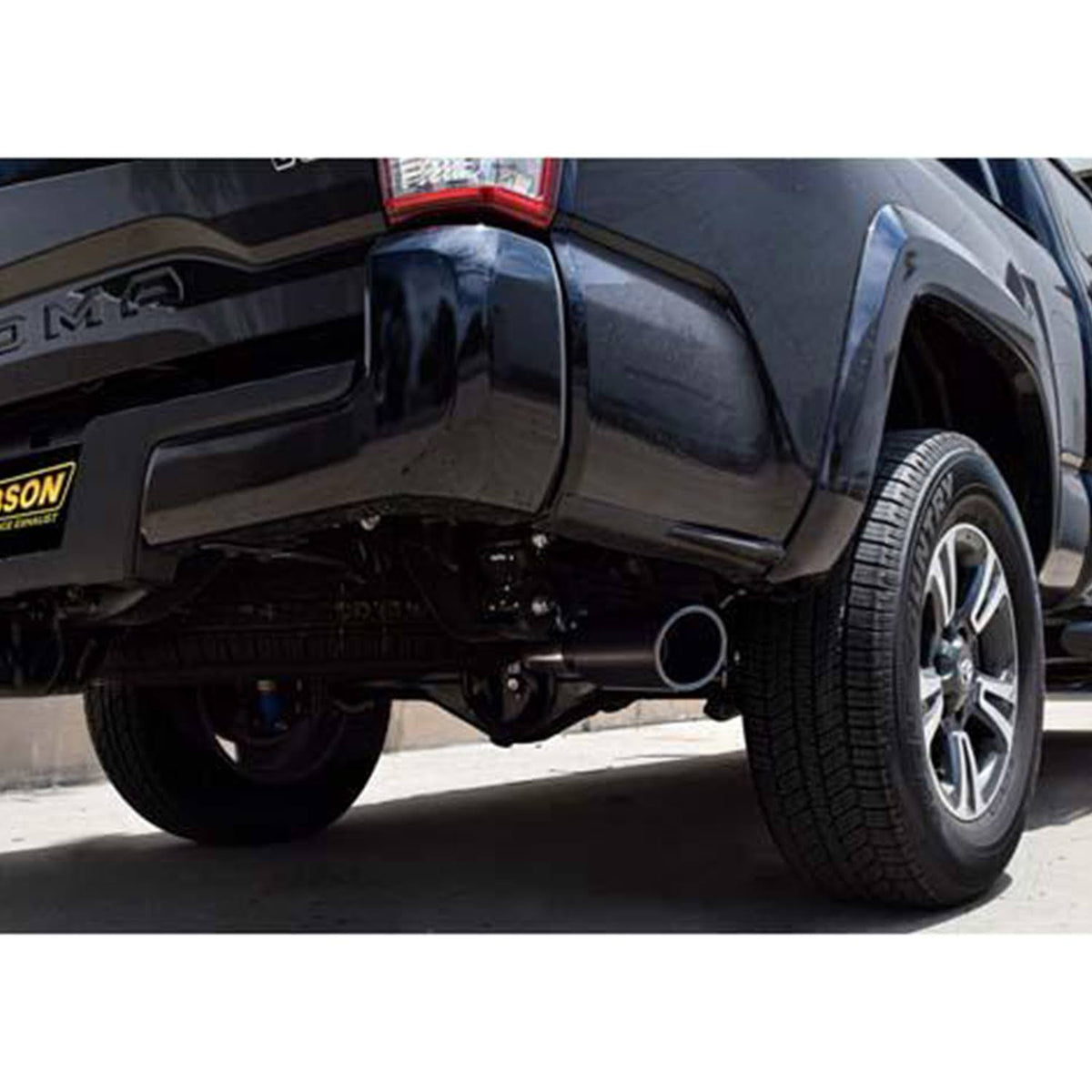 Black Cat-Back Dual Split Exhaust System Q82560