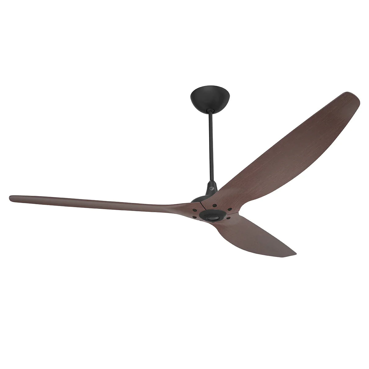 84 Ceiling Fan with Cocoa Bamboo Blades and Satin Nickel Finish G1741