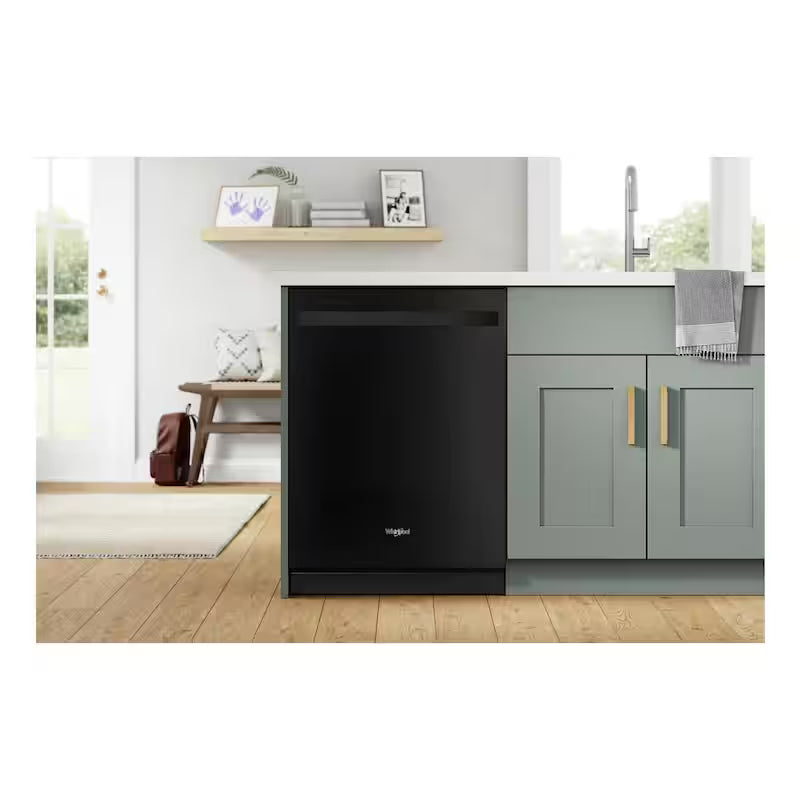 Black Dishwasher with Stainless Steel Tub G850939