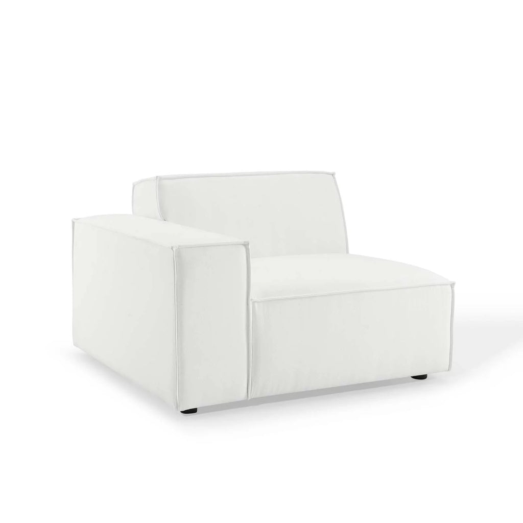 White 6-Piece Fabric Sectional Sofa G940