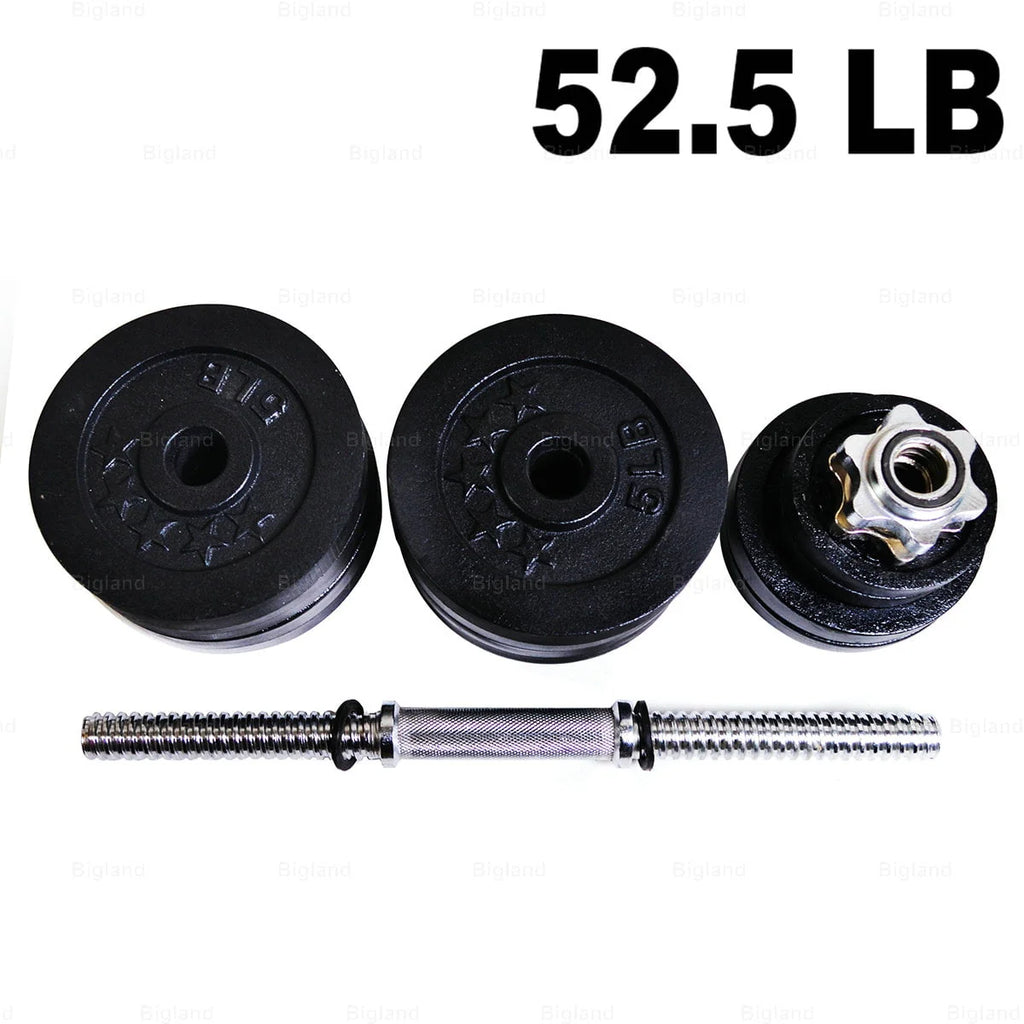 Adjustable Dumbbell Single Unit Black Plated Cast Iron Q48070