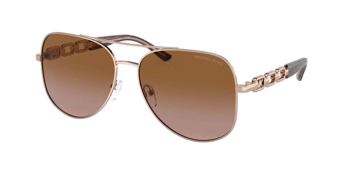 Rose Gold Brown Pink Sunglasses R561