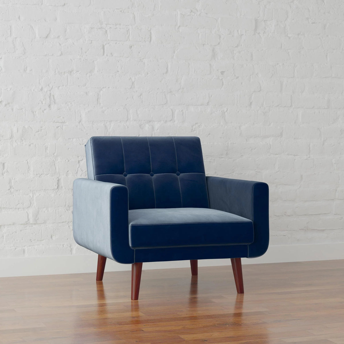 Camel Faux Leather Chair with Arms G8365