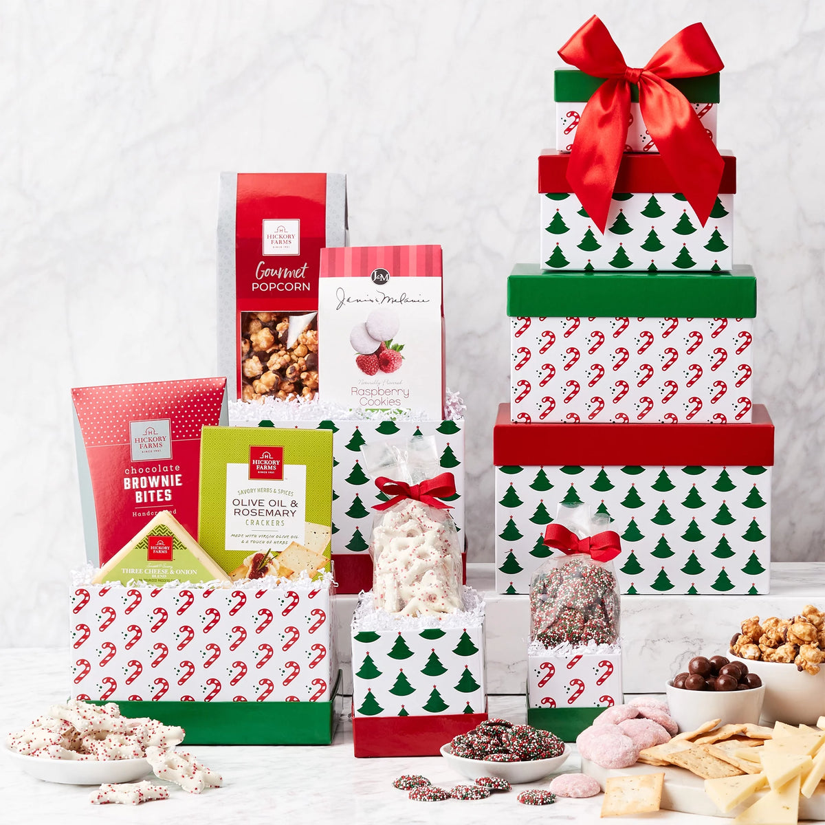 Gourmet Snacks Gift Tower V8908