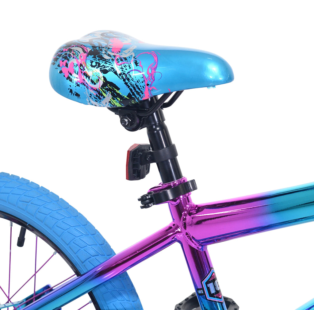 Blue/Purple Girl's Bike E8309