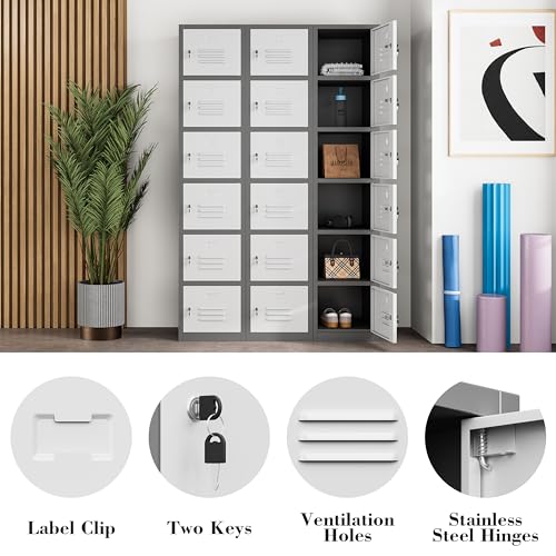 71" Metal Storage Cabinet with Lock Y440