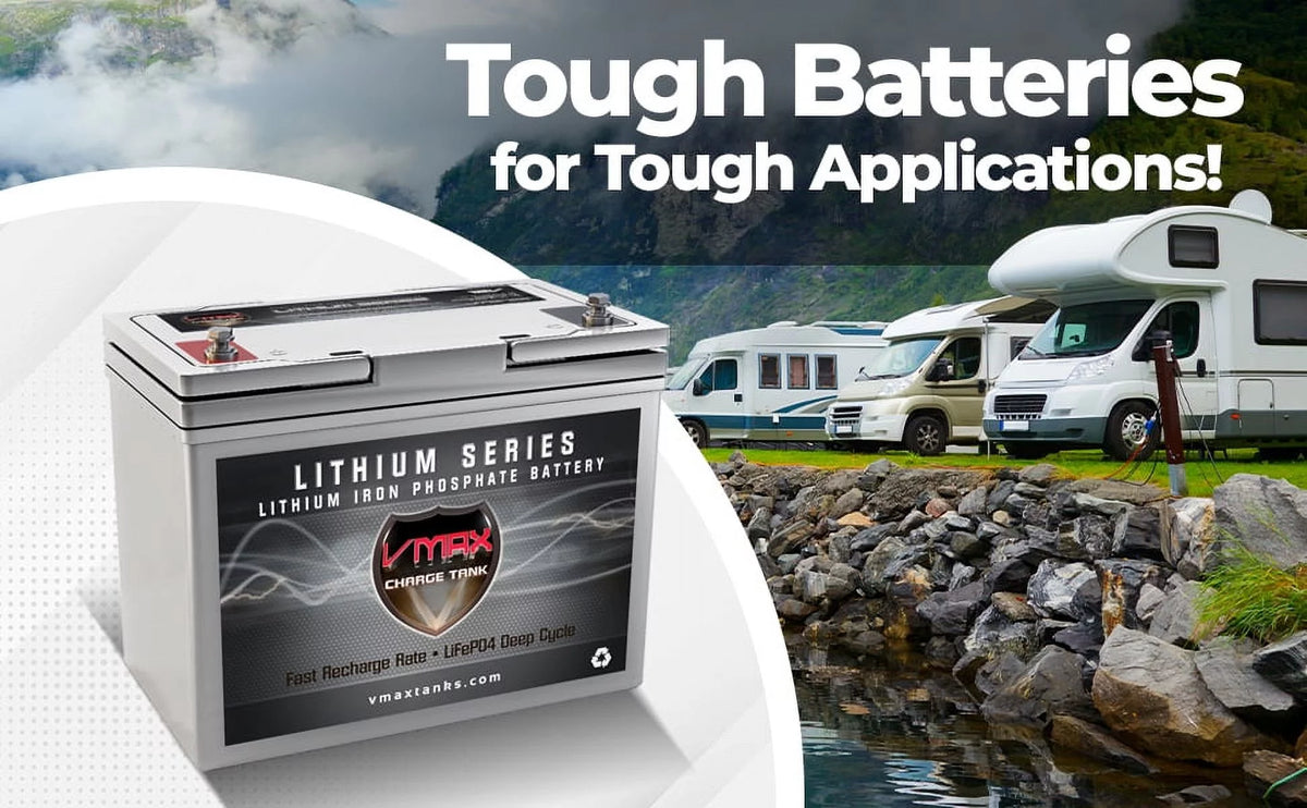 12V 55AH LiFePO4 Lithium Battery with BMS B632163