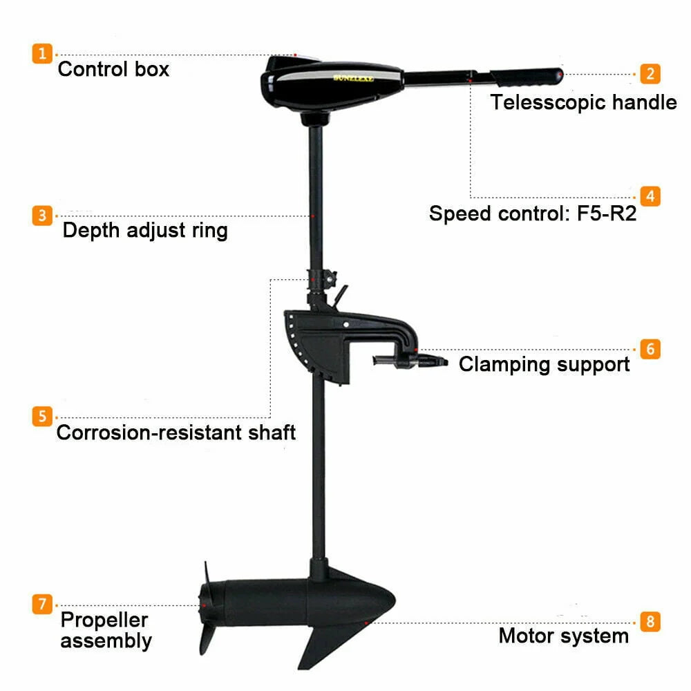 12V 408W Electric Trolling Motor L40063