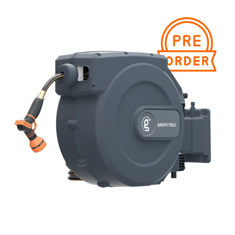 5/8 in 115ft Retractable Garden Hose Reel F410