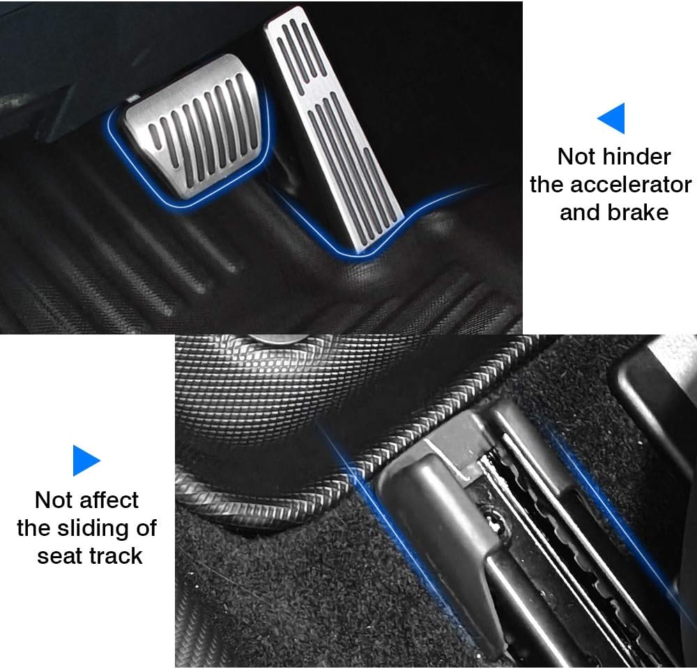 Custom Fit All Weather Floor Mats 1st & 2nd Row Black Non-Slip R2823