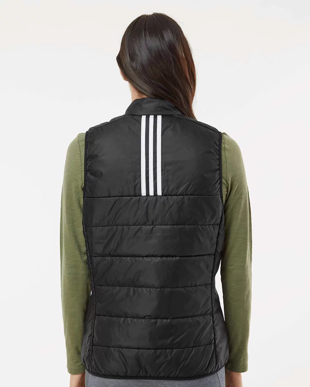Women's Grey Puffer Vest O14205
