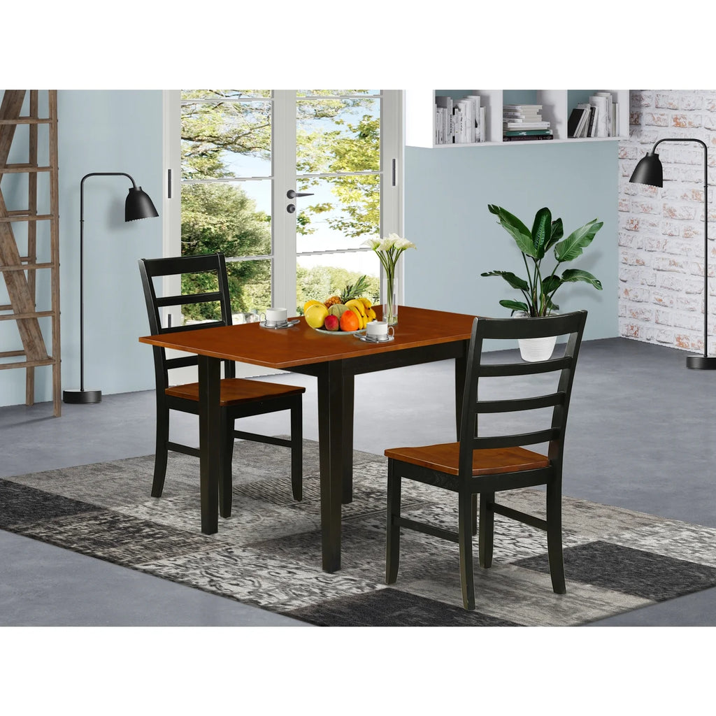 3-piece Dining Set with Ladder Back I692965
