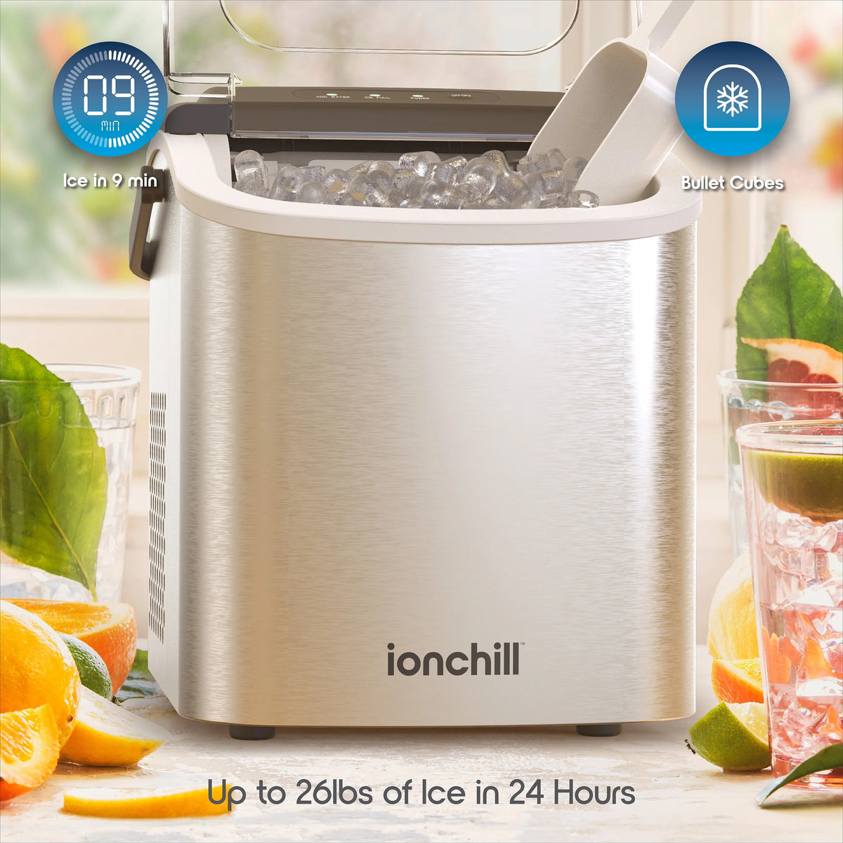 Portable Countertop Bullet Ice Maker I807