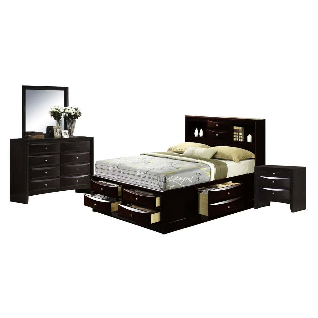 Mahogany King Storage Bedroom Set O50954