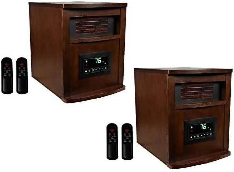 1500W Portable Infrared Quartz Space Heaters (Pair) S1691