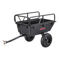 Heavy Duty Tow Behind Steel Dump Cart 17 Cu.Ft. 600lbs Capacity 16in Tires A384300