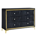 Black Velvet 6 Drawer Dresser W48377