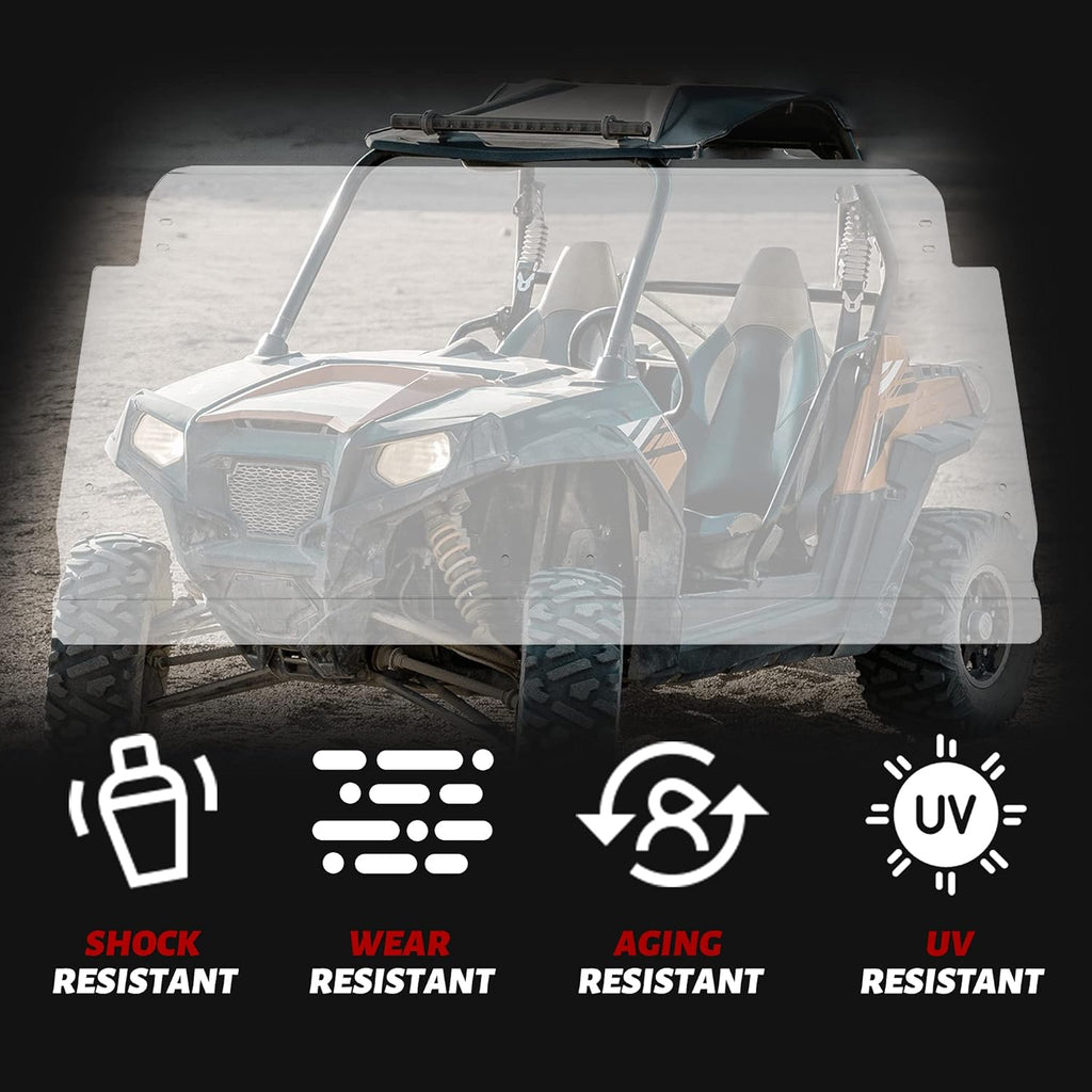 Clear Folding Windshield with Gas Spring O181684