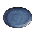 Oval Dish 45x34cm Black Dark Blue T220795